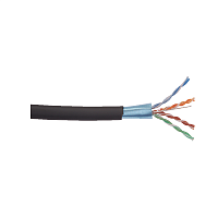ITK Витая пара F/UTP кат.6 4х2х23AWG solid LDPE черный (305м)