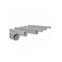 Труба гладкая ПВХ жесткая d32 мм (2 м) (50 м/уп) белая EKF-Plast
