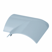 Угол плоский для напольного канала 75х17 мм APSP G, цвет серый