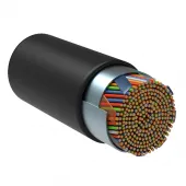 ITK Кабель связи витая пара F/UTP, кат.5E 50х2х24AWG solid, LDPE, 500м, черный