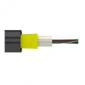 Волоконно-оптический Дроп-кабель круглый, универсальный, MM 50/125 OM3, 4В, LSZH нг(А)-HF, 1кН, цвет черный