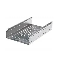 Лоток перфорированный 200х100 L 3000 толщ. 1,2 мм, цинк-ламельный