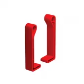 Комплект торцевых заглушек, правая + левая, H 50, полиэтилен RAL3020