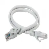 ITK Коммутационный шнур (патч-корд), кат.6 UTP, 1м, серый