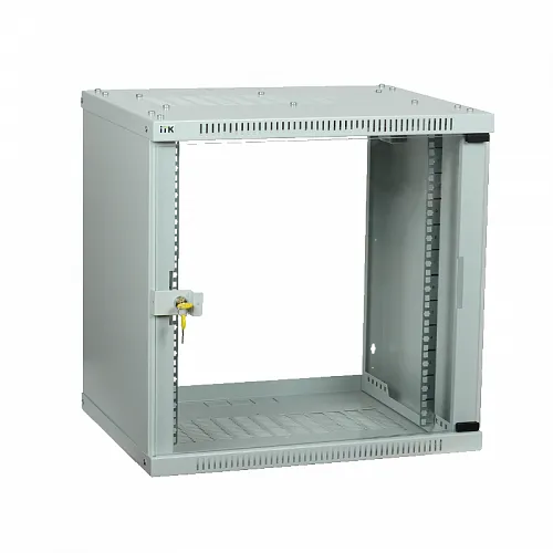 ITK Шкаф LINEA WE 12U 600x600мм дверь стекло серый