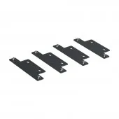 ITK LINEA S Компл. для соединения шкафов чер. (4шт/компл)