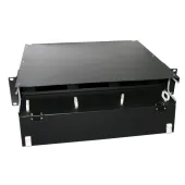 Патч-панель 19” универсальная, пустой корпус, 2U, фиксированная рама горизонтальная, 6 слотов (3х2), вмещает