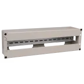 ITK Панель электрораспределительная 3U с DIN-рейкой серая