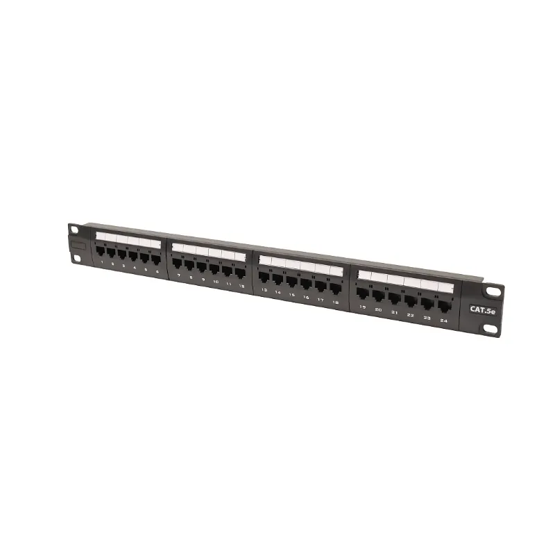 Патч-панель 24 порта 19", 1U, Кат.5е, UTP, Dual type Lan Union, цена: 1 ...